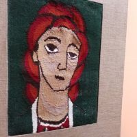 С. Алексеева. Ангел. Копия фрагм. средневек. шпалеры