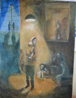 Сас Агния. Дети войны. 4 к Жив. 2020 г. Х.м. 60 х 80 см преп. Ермакова Т.А. 1