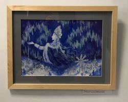 А. Шошина. Царица сполохов. Гуашь